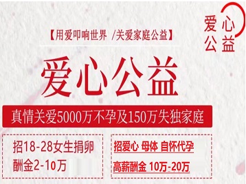 复兴捐卵助孕生子 爱心志愿者招募
